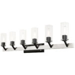 17826-91 6 Light Brushed Nickel Vanity Sconce-Lighting LumensWall Sconces