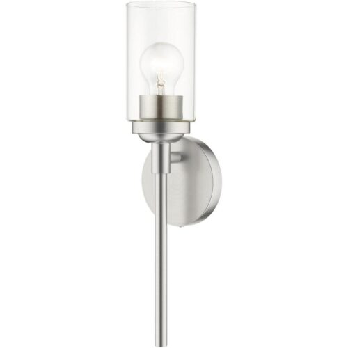 18081-91 1 Light Brushed Nickel ADA Sconce-Lighting LumensWall Sconces