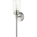 18081-91 1 Light Brushed Nickel ADA Sconce-Lighting LumensWall Sconces