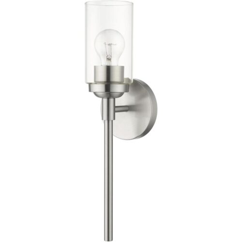 18081-91 1 Light Brushed Nickel ADA Sconce-Lighting LumensWall Sconces