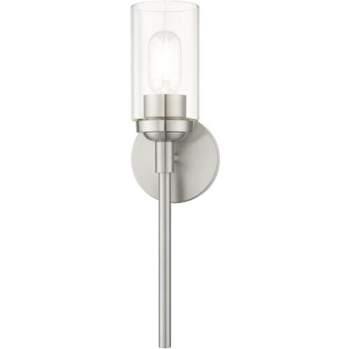 18081-91 1 Light Brushed Nickel ADA Sconce-Lighting LumensWall Sconces