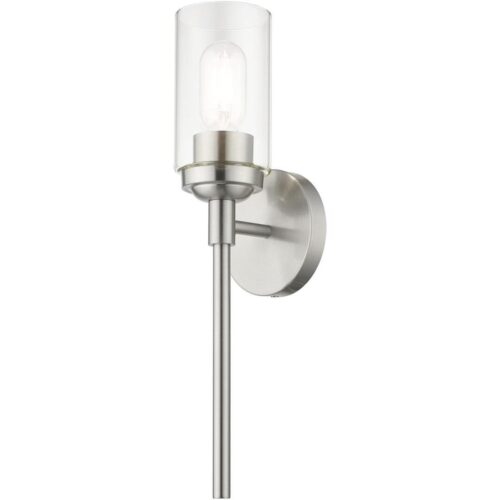 18081-91 1 Light Brushed Nickel ADA Sconce-Lighting LumensWall Sconces