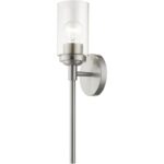 18081-91 1 Light Brushed Nickel ADA Sconce-Lighting LumensWall Sconces