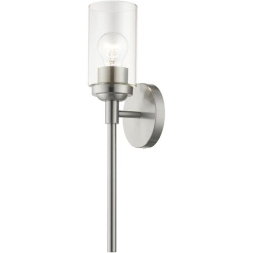 18081-91 1 Light Brushed Nickel ADA Sconce-Lighting LumensWall Sconces