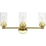 18083-02 3 Light Polished Brass Vanity Sconce-Lighting LumensWall Sconces