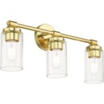 18083-02 3 Light Polished Brass Vanity Sconce-Lighting LumensWall Sconces