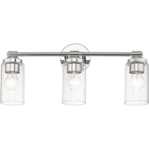 18083-05 3 Light Polished Chrome Vanity Sconce-Lighting LumensWall Sconces