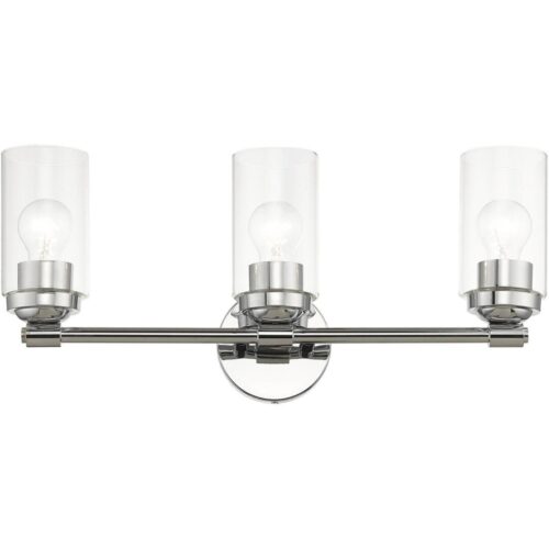 18083-05 3 Light Polished Chrome Vanity Sconce-Lighting LumensWall Sconces