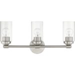 18083-91 3 Light Brushed Nickel Vanity Sconce-Lighting LumensWall Sconces