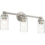 18083-91 3 Light Brushed Nickel Vanity Sconce-Lighting LumensWall Sconces