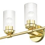 18085-02 5 Light Polished Brass Large Vanity Sconce-Lighting LumensWall Sconces