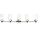 18085-05 5 Light Polished Chrome Large Vanity Sconce-Lighting LumensWall Sconces