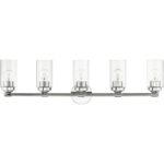 18085-05 5 Light Polished Chrome Large Vanity Sconce-Lighting LumensWall Sconces