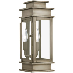 5.5 inch 1 Light VPW Outdoor Wall Lantern with Clear Glass Shade-Lighting LumensLantern