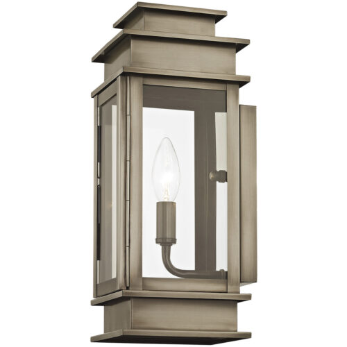 5.5 inch 1 Light VPW Outdoor Wall Lantern with Clear Glass Shade-Lighting LumensLantern