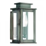 4.75 inch 1 Light VPW Outdoor Wall Lantern with Clear Glass Shade-Lighting LumensLantern