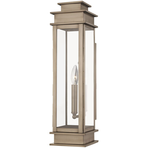 5.25 inch 1 Light VPW Outdoor Wall Lantern with Clear Glass Shade-Lighting LumensLantern