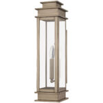 5.25 inch 1 Light VPW Outdoor Wall Lantern with Clear Glass Shade-Lighting LumensLantern