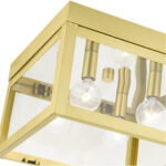 20589-12 4 Light Satin Brass Flush Mount-Lighting LumensBath/Flush Mounts