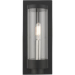 20721-14 1 Light Textured Black Outdoor ADA Wall Lantern-Lighting LumensLantern