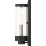 20721-14 1 Light Textured Black Outdoor ADA Wall Lantern-Lighting LumensLantern