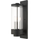 20724-14 3 Light Textured Black Outdoor Wall Lantern-Lighting LumensLantern