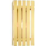 8 inch 1 Light Satin Brass Outdoor Wall Lantern with Clear Glass Shade-Lighting LumensLantern