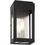 21231-04 1 Light Black Outdoor ADA Wall Lantern-Lighting LumensLantern