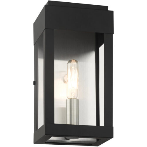 21231-04 1 Light Black Outdoor ADA Wall Lantern-Lighting LumensLantern