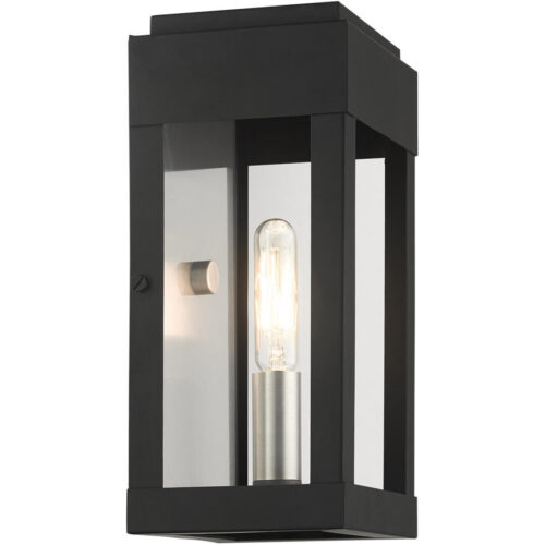 21231-04 1 Light Black Outdoor ADA Wall Lantern-Lighting LumensLantern