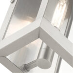 21231-91 1 Light Brushed Nickel Outdoor ADA Wall Lantern-Lighting LumensLantern