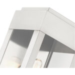 21231-91 1 Light Brushed Nickel Outdoor ADA Wall Lantern-Lighting LumensLantern