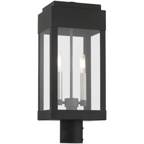 21236-04 2 Light Black Outdoor Post Top Lantern-Lighting LumensLantern