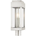 21236-91 2 Light Brushed Nickel Outdoor Post Top Lantern-Lighting LumensLantern