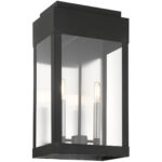 21238-04 2 Light Black Outdoor Wall Lantern-Lighting LumensLantern