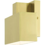 22422-12 1 Light Satin Brass Outdoor ADA Wall Sconce-Lighting LumensWall Sconces