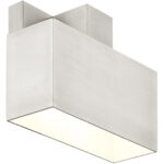 22422-91 1 Light Brushed Nickel Outdoor ADA Wall Sconce-Lighting LumensWall Sconces