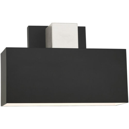 22423-04 1 Light Black Outdoor ADA Wall Sconce-Lighting LumensWall Sconces