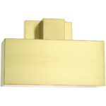 22423-12 1 Light Satin Brass Outdoor ADA Wall Sconce-Lighting LumensWall Sconces