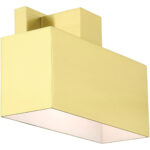 22423-12 1 Light Satin Brass Outdoor ADA Wall Sconce-Lighting LumensWall Sconces