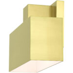 22423-12 1 Light Satin Brass Outdoor ADA Wall Sconce-Lighting LumensWall Sconces