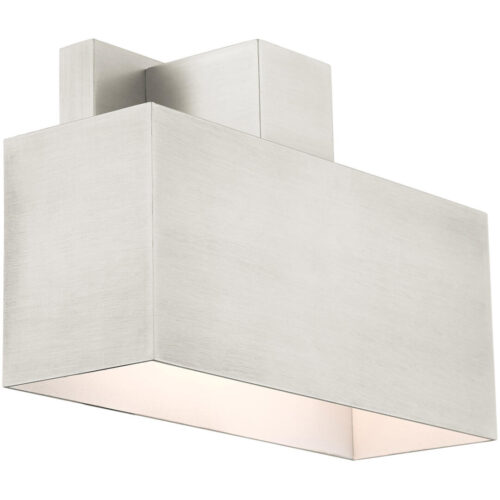 22423-91 1 Light Brushed Nickel Outdoor ADA Wall Sconce-Lighting LumensWall Sconces