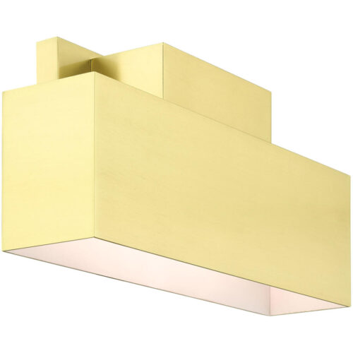 22424-12 2 Light Satin Brass Outdoor ADA Wall Sconce-Lighting LumensWall Sconces