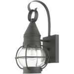 26900-61 1 Light Charcoal Outdoor Wall Lantern-Lighting LumensLantern