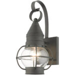 26900-61 1 Light Charcoal Outdoor Wall Lantern-Lighting LumensLantern