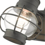 26900-61 1 Light Charcoal Outdoor Wall Lantern-Lighting LumensLantern