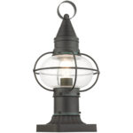 26902-61 1 Light Charcoal Outdoor Post Top Lantern-Lighting LumensLantern