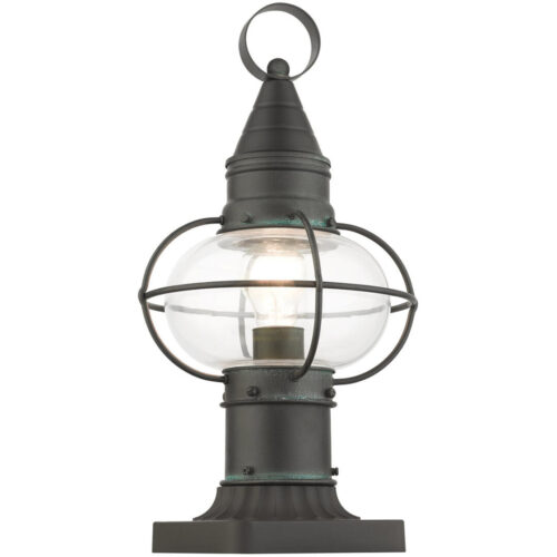 26902-61 1 Light Charcoal Outdoor Post Top Lantern-Lighting LumensLantern