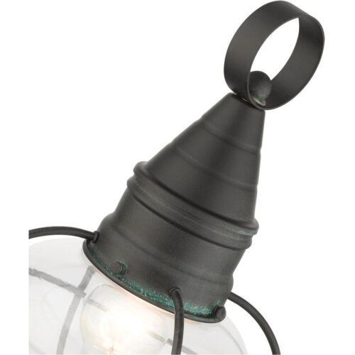 26902-61 1 Light Charcoal Outdoor Post Top Lantern-Lighting LumensLantern