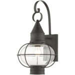 26904-61 1 Light Charcoal Outdoor Wall Lantern-Lighting LumensLantern